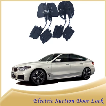 Умный Автоматический Электрический Всасывающий Дверной Замок для BMW 5 серии X3 X6 6gt 2015 + Автоматическое Мягкое закрытие Двери Super Silence Car Автомобильная Дверь